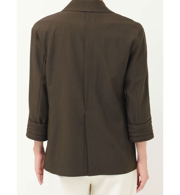 LAGUNAMOON「バイカラーボタンジャケット」|テーラードジャケット|