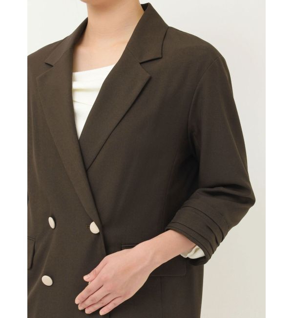 LAGUNAMOON「バイカラーボタンジャケット」|テーラードジャケット|