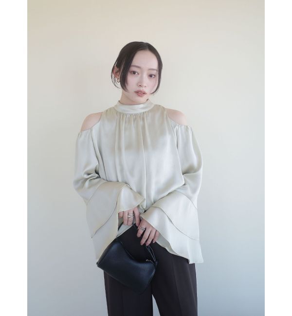 LAGUNAMOON「オープンショルダーボリュームブラウス」|シャツ・ブラウス|