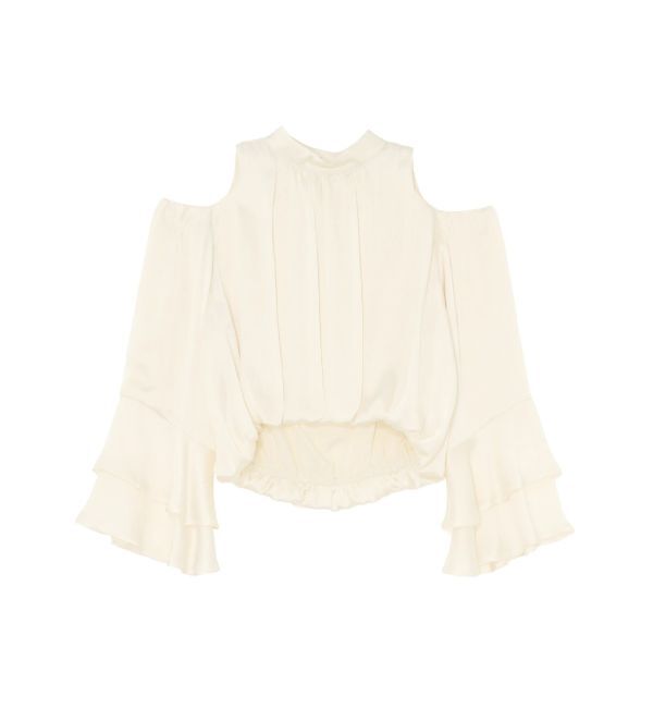 LAGUNAMOON「オープンショルダーボリュームブラウス」|シャツ・ブラウス|
