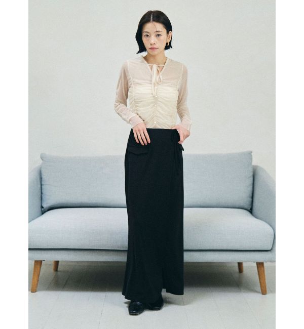 LAGUNAMOON「デザインポケットラップカットスカート」|スカート|