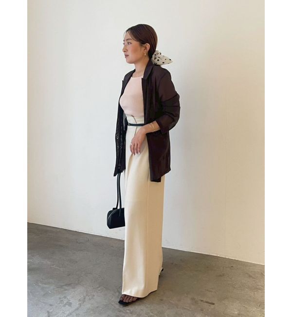 LAGUNAMOON「ボートネックニットタンク」|タンクトップ|