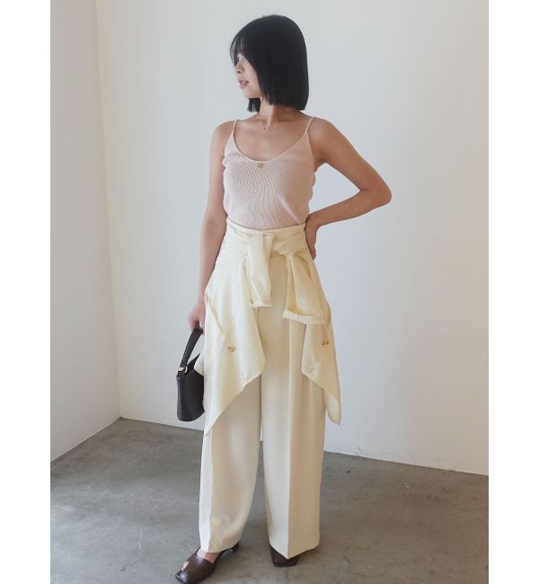 LAGUNAMOON「ボートネックニットタンク」|タンクトップ|