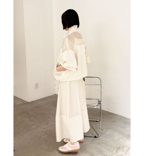 LAGUNAMOON「コントラストハイネックブルゾン」|ブルゾン・スタジャン|