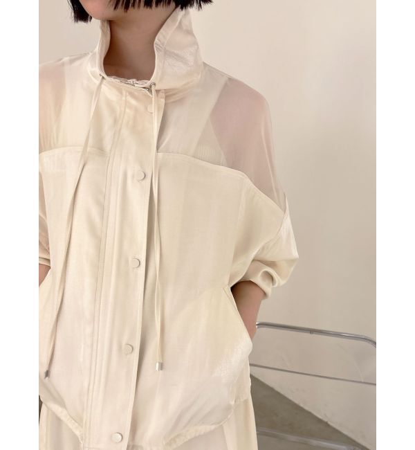 LAGUNAMOON「コントラストハイネックブルゾン」|ブルゾン・スタジャン|
