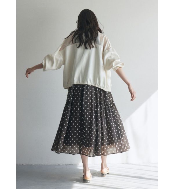 LAGUNAMOON「コントラストハイネックブルゾン」|ブルゾン・スタジャン|