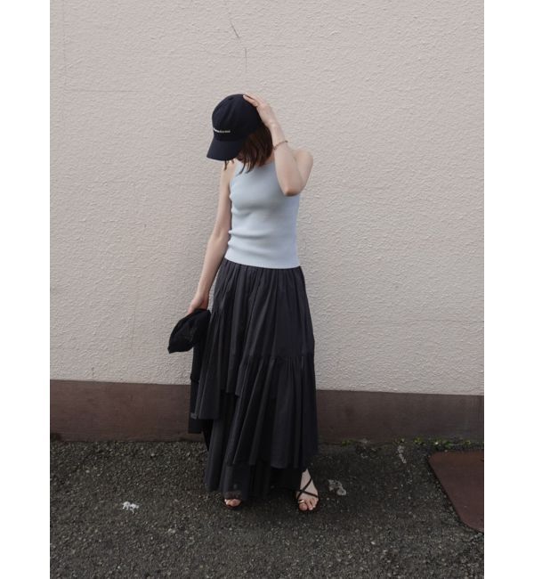 LAGUNAMOON「アシメティアードコットンスカート」|スカート|
