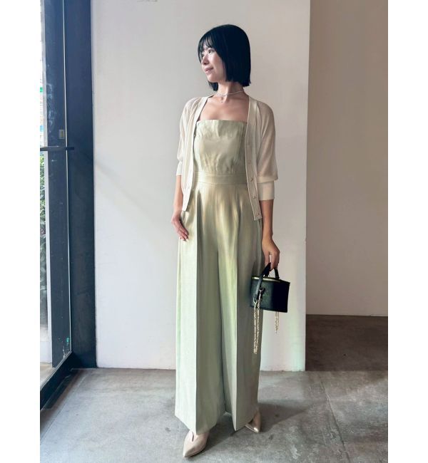 LAGUNAMOON「LADYシャーリングブラウスパンツドレス」|ドレス|