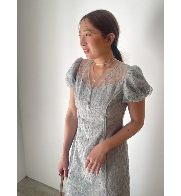 LAGUNAMOON「LADYスモールフラワーレースワンピース」|ドレス|