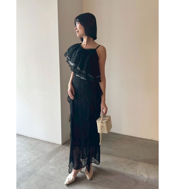 LAGUNAMOON「LADYレースフリルデザインボレロキャミワンピース」|ドレス|