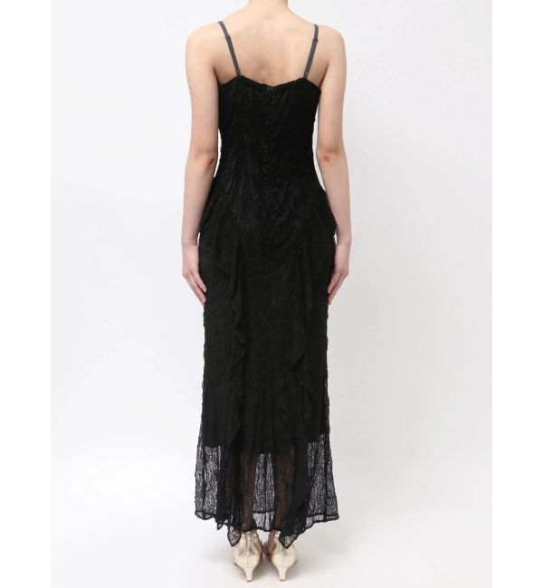 LAGUNAMOON「LADYレースフリルデザインボレロキャミワンピース」|ドレス|