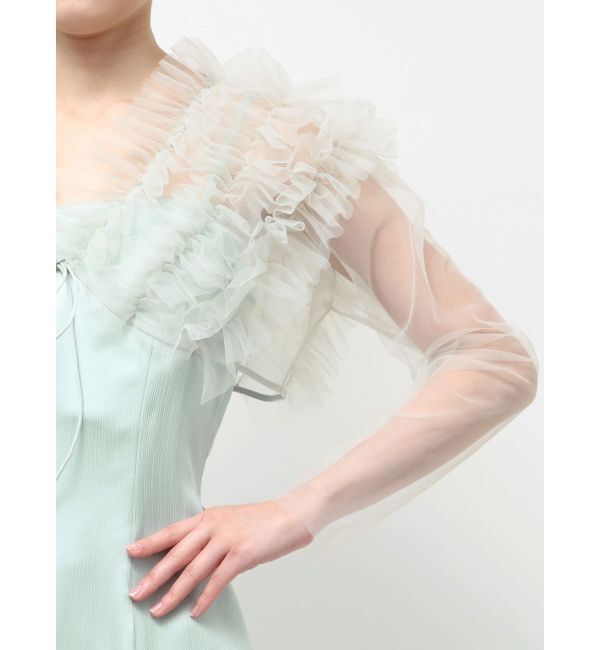 LAGUNAMOON「LADYチュールボレロキャミワンピース」|ドレス|