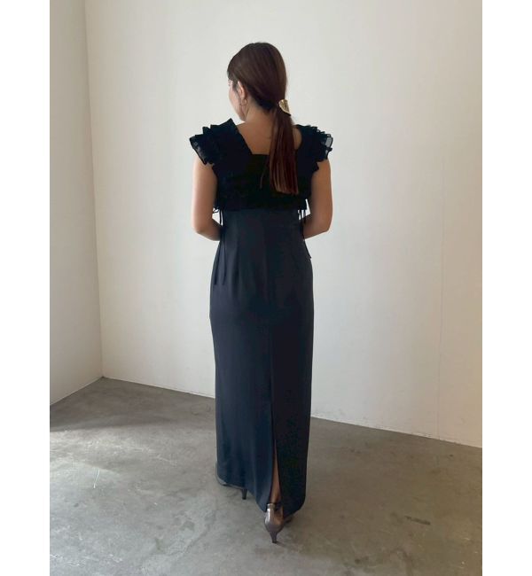 LAGUNAMOON「LADYミックステクスチャーボレロキャミワンピース」|ワンピース|