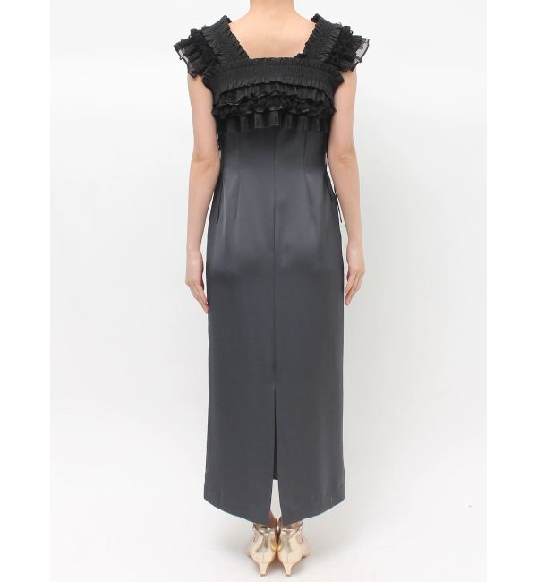 LAGUNAMOON「LADYミックステクスチャーボレロキャミワンピース」|ワンピース|