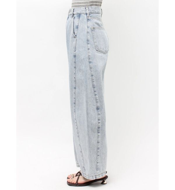 LAGUNAMOON「セミワイドカーブデニムパンツ」|デニム|