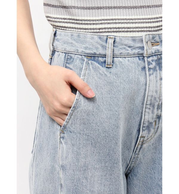 LAGUNAMOON「セミワイドカーブデニムパンツ」|デニム|