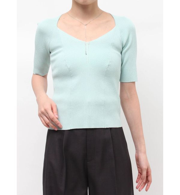 LAGUNAMOON「【UVカット】ラリエットニットプルオーバー」|ニット・セーター|