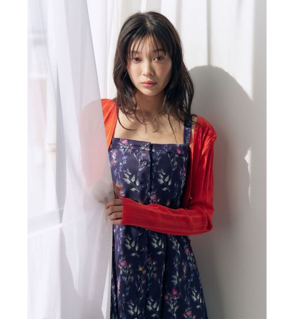 LAGUNAMOON「コットンアイレットニットカーディガン」|カーディガン|