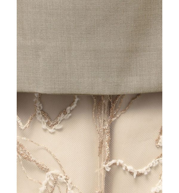 LAGUNAMOON「LADYベストセットフラワーチュールフレアスカート」|ワンピース|