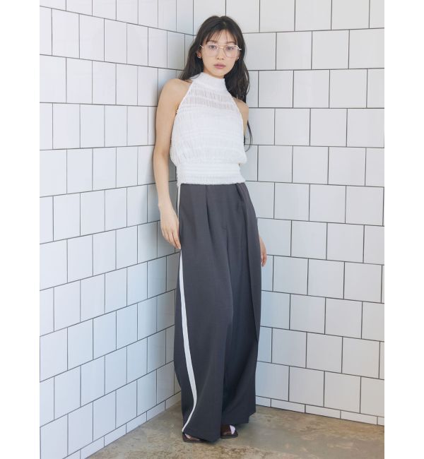 LAGUNAMOON「ボウタイシャーリングブラウス」|シャツ・ブラウス|