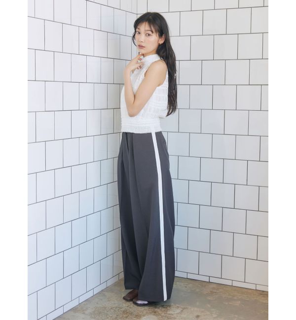 LAGUNAMOON「ボウタイシャーリングブラウス」|シャツ・ブラウス|