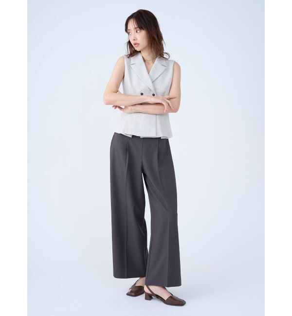 LAGUNAMOON「バイカラーベルトライトパンツ」|その他|