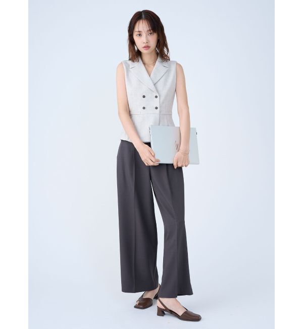 LAGUNAMOON「バイカラーベルトライトパンツ」|その他|