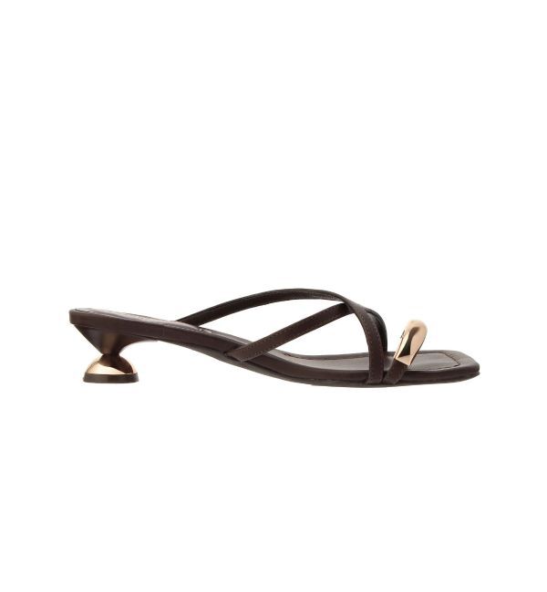 LAGUNAMOON「メタルリングストラップサンダル」|サンダル|