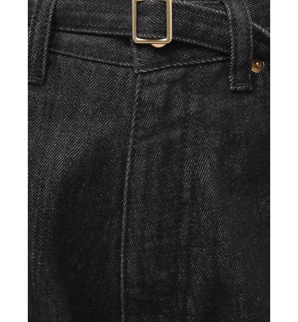 LAGUNAMOON「LMロゴセミワイドデニムパンツ」|デニム|