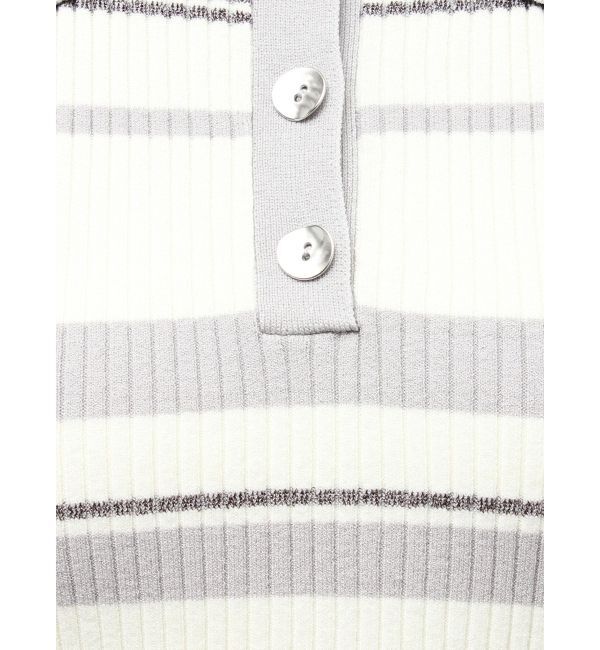 LAGUNAMOON「シャツカラーノースリニットプルオーバー」|ニット・セーター|