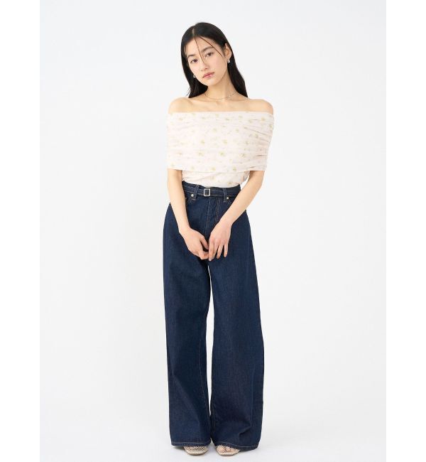 LAGUNAMOON「オフショルチュールトップス」|Tシャツ・カットソー|