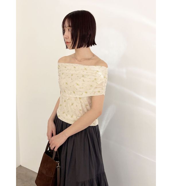 LAGUNAMOON「オフショルチュールトップス」|Tシャツ・カットソー|