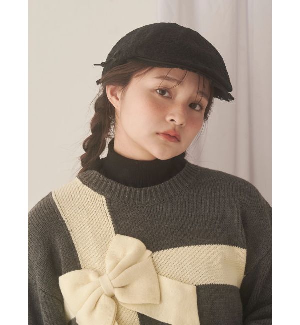 merry jenny「lace hunting cap」|ハンチング・ベレー帽|