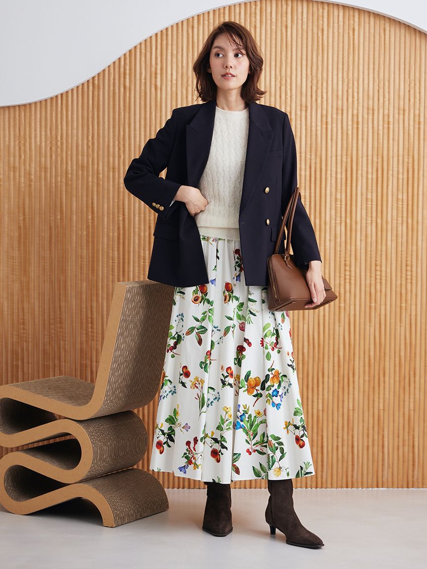 Mila Owen「金釦ダブルブレストブレザー」|テーラードジャケット|