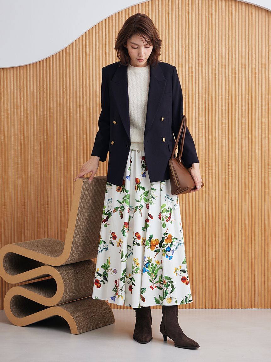 Mila Owen「金釦ダブルブレストブレザー」|テーラードジャケット|