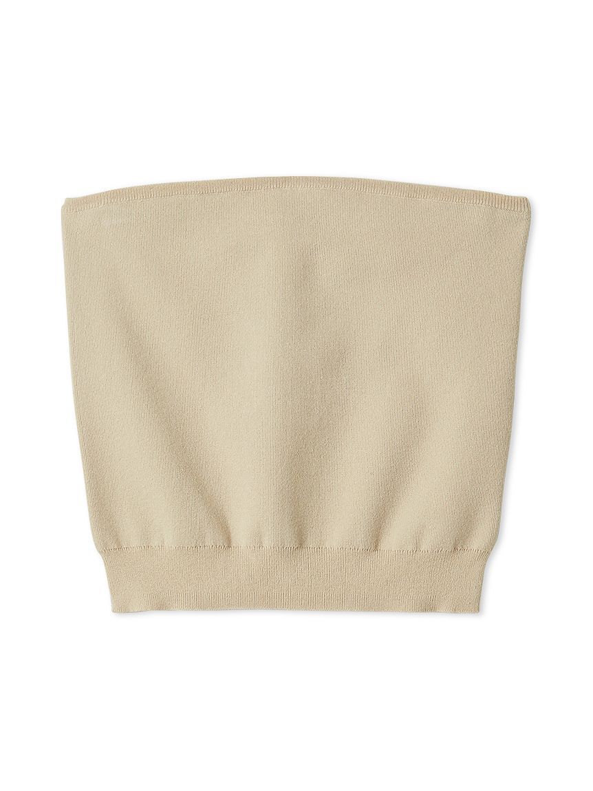 Mila Owen「コットンブレンドニットチューブトップ」|チューブトップ|