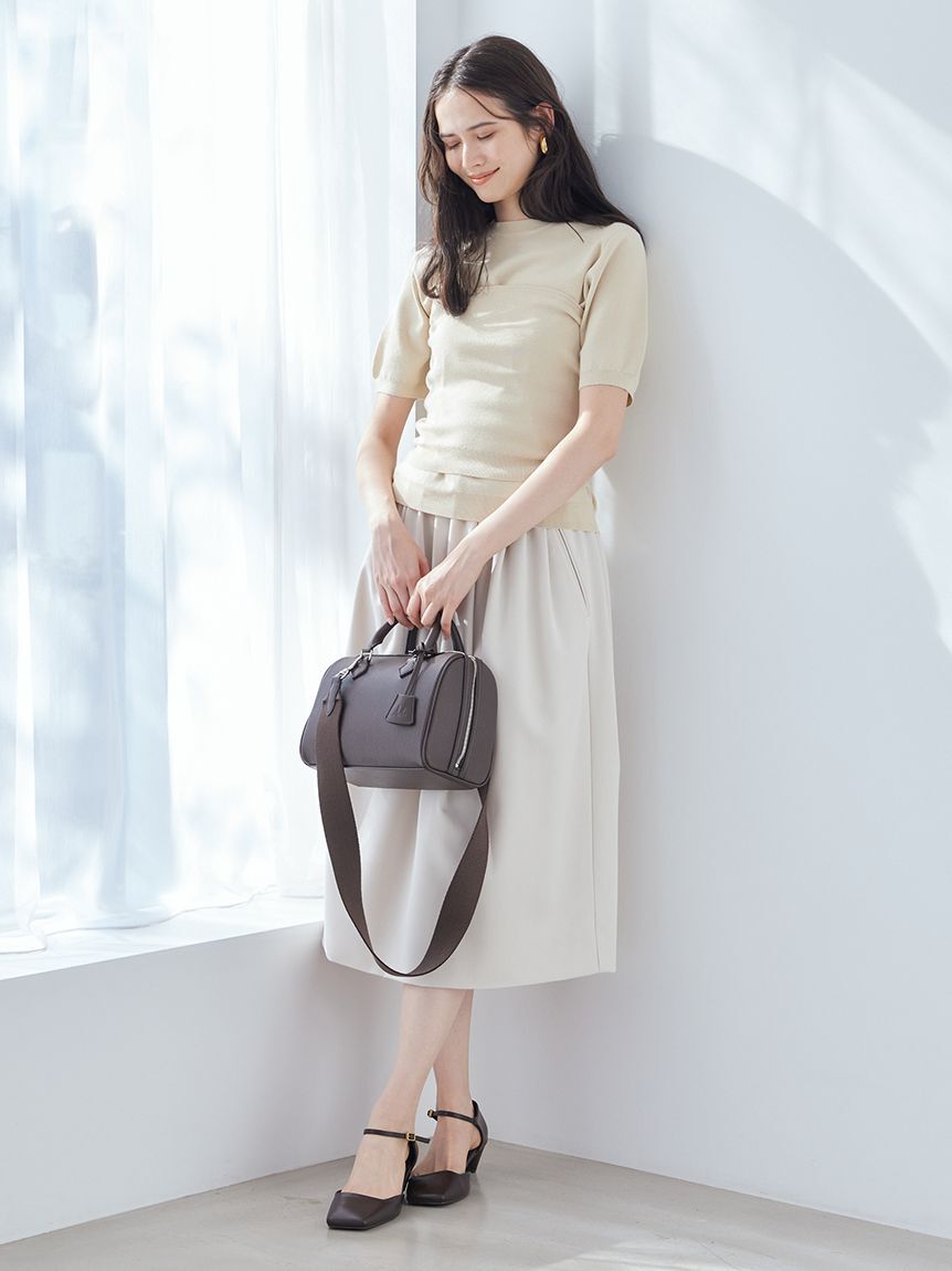 Mila Owen「コットンブレンドニットチューブトップ」|チューブトップ|