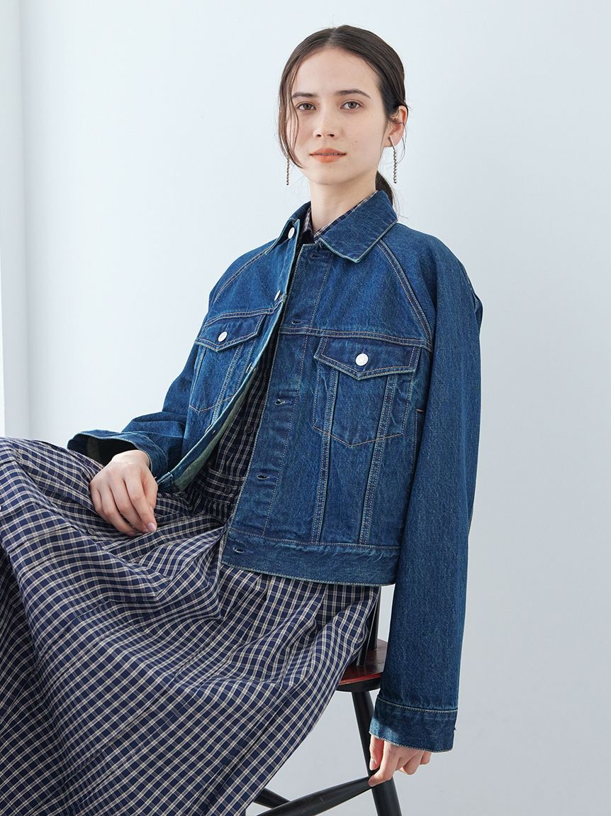 Mila Owen「フレアＧジャン」|デニムジャケット|BLU