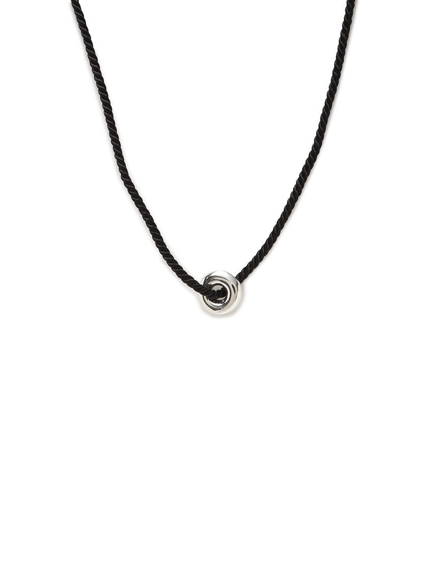 emmi atelier「サテンコードネックレス」|ネックレス|