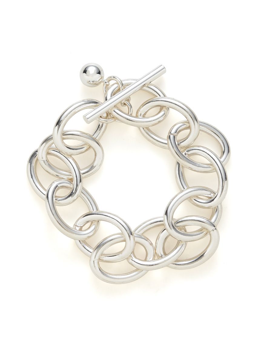 emmi atelier「オーバルデザインチェーンブレスレット」|ブレスレット・バングル|