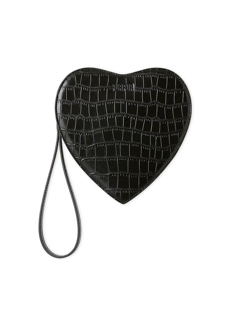FURFUR「【WEB限定カラー】ハートハンドバッグ」|ハンドバッグ|BLK