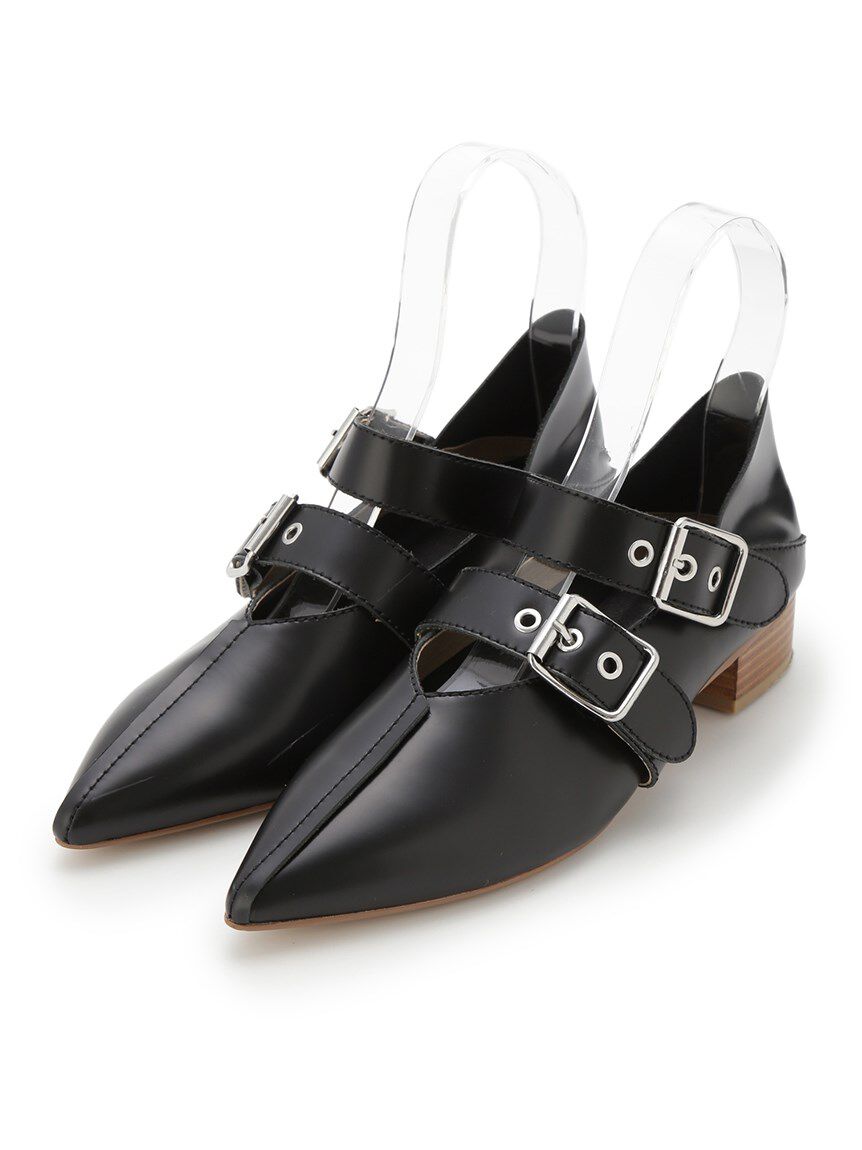 FURFUR「【WEB限定カラー】ダブルストラップバブーシュ」|パンプス|