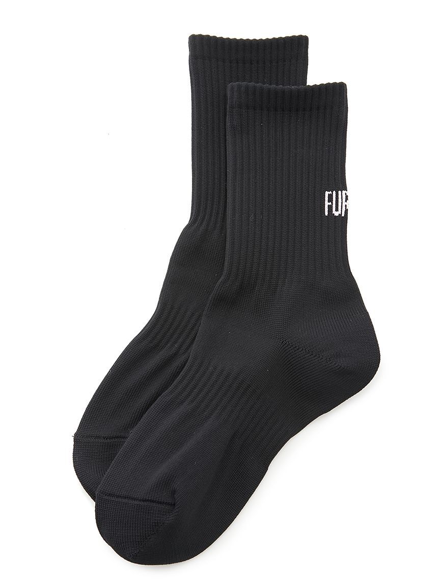 FURFUR「ロゴ入りリブソックス」|ソックス|BLK
