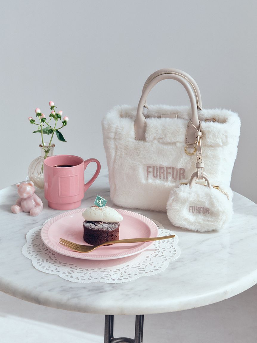 FURFUR「【限定カラー】エコファートートミニチャーム」|キーケース|