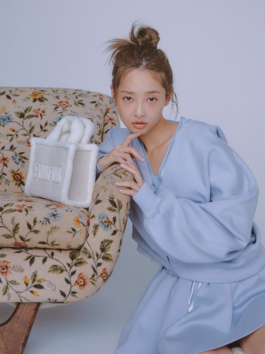 FURFUR「【WEB・一部店舗限定カラー】ポンチフレアミニスカート」|スカート|