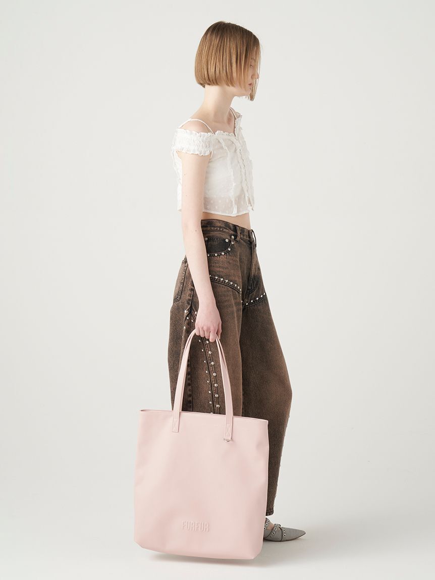 FURFUR「【新色追加】エンボスロゴトートバッグL」|トートバッグ|