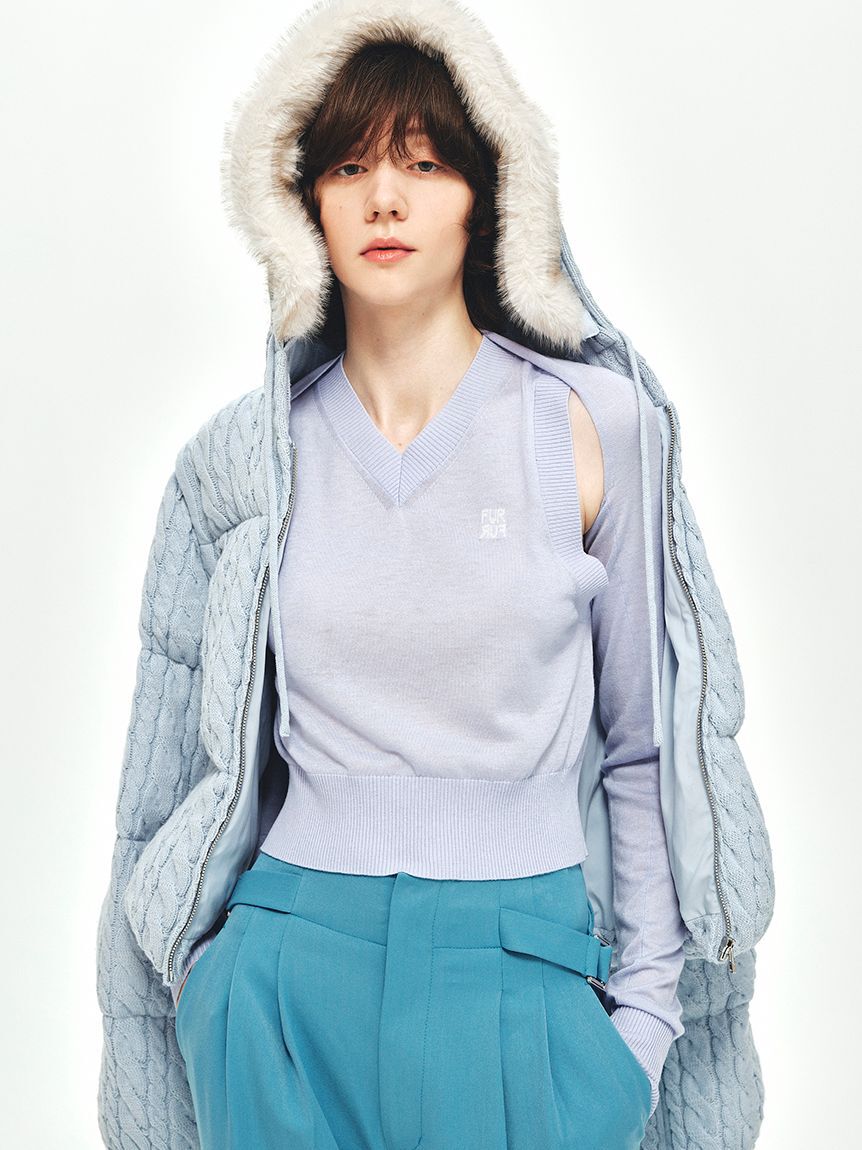 FURFUR「ボレロレイヤーベストセット」|ダウンベスト・ベスト|