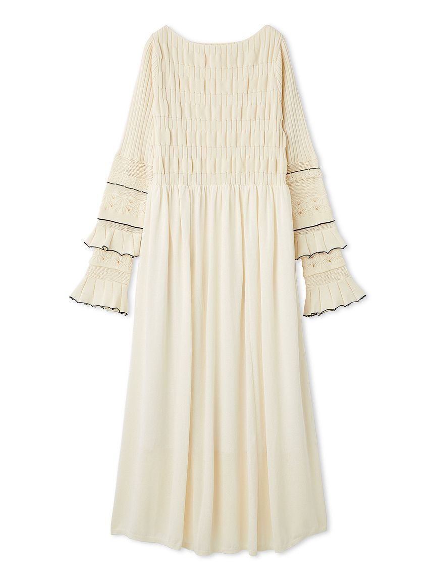 FURFUR「フリルスリーブニットドレス」|ドレス|