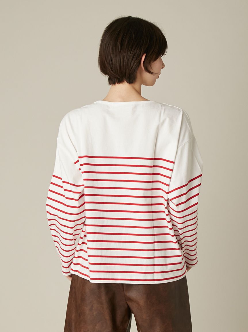 FURFUR「バスクボーダーロングスリーブTシャツ」|Tシャツ・カットソー|