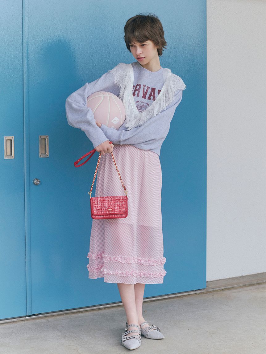 FURFUR「リメイクデザインフリルスウェット」|スウェット・ジャージ|